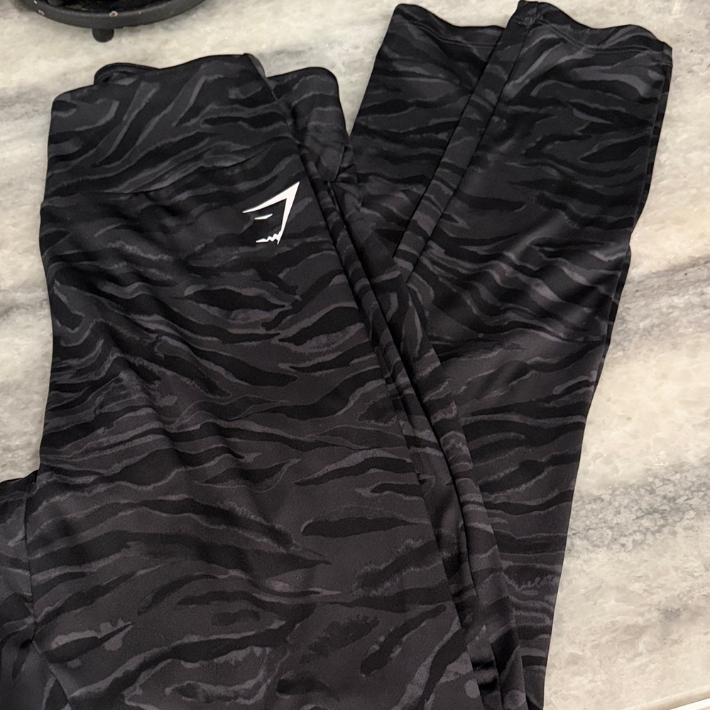 Gymshark Black Patterned Leggings